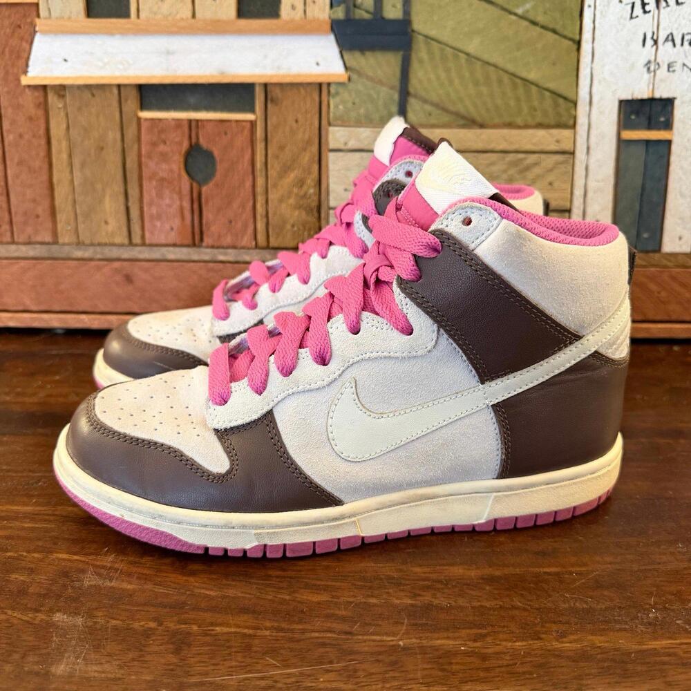 Nike‎ Dunk High White Chocolate Pink Shoes 7.5